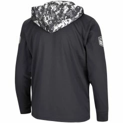 Men's Colosseum Charcoal Alabama Crimson Tide OHT Military Appreciation Digi Camo Quarter-Zip Hoodie -Nike Sales Store DSCO1136786762 1904 ALT3