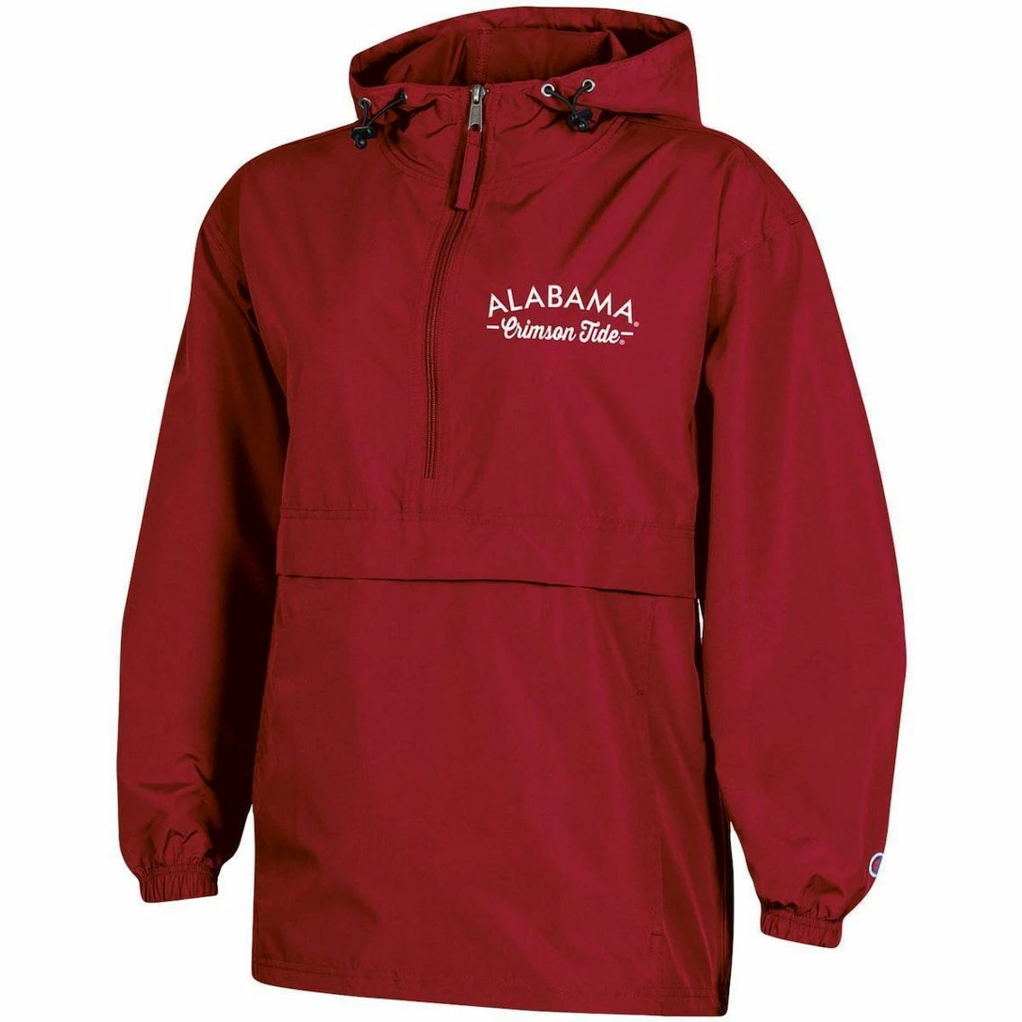 Women's Champion Crimson Alabama Crimson Tide Packable Half-Zip Light Rain Jacket 5 Women's Champion Crimson Alabama Crimson Tide Packable Half-Zip Light Rain Jacket - Image 3
