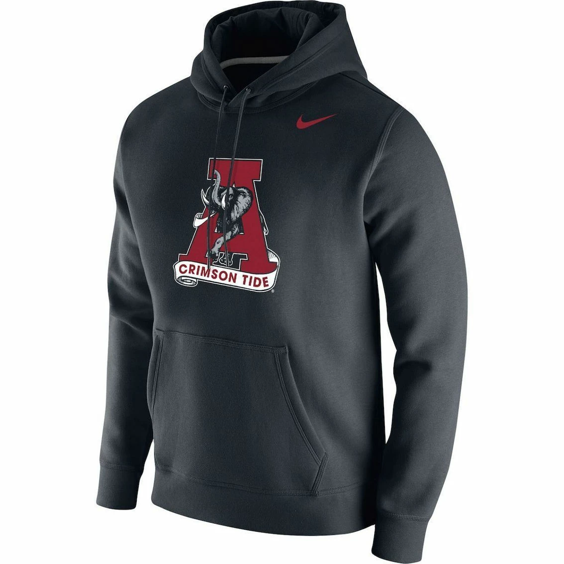 Nike Men's Black Alabama Crimson Tide Vintage School Logo Pullover Hoodie 5 Nike Men's Black Alabama Crimson Tide Vintage School Logo Pullover Hoodie - Image 3