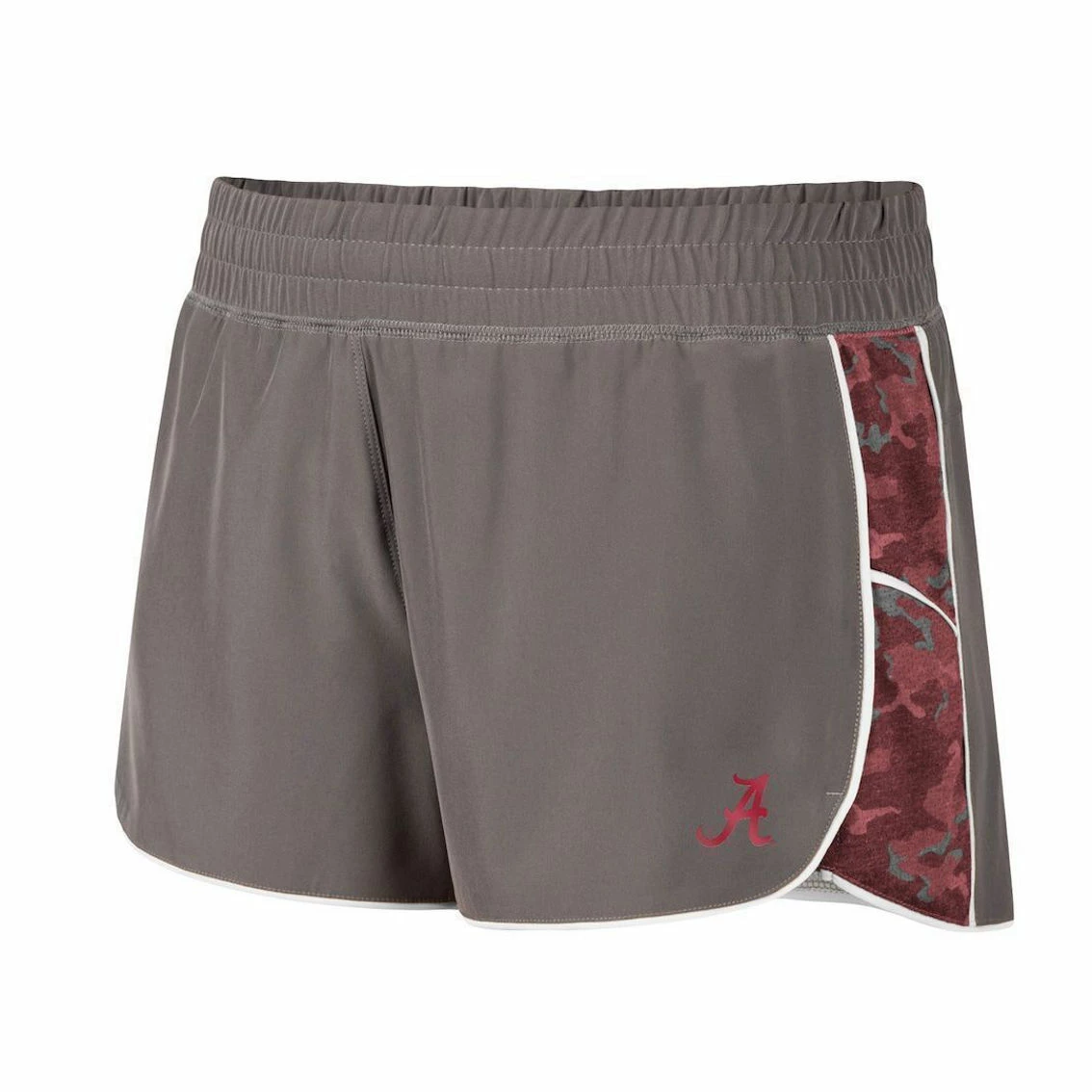 Colosseum Women's Gray/Crimson Alabama Crimson Tide Pamela Lined Shorts 5 Colosseum Women's Gray/Crimson Alabama Crimson Tide Pamela Lined Shorts - Image 3