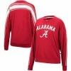 Colosseum Women's Heathered Crimson Alabama Crimson Tide Team Oversized Pullover Sweatshirt -Nike Sales Store DSCO1137143874 2840