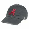 '47 Men's Charcoal Alabama Crimson Tide Clean Up Adjustable Hat -Nike Sales Store DSCO1137144076 1904