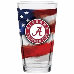 Indigo Falls Alabama Crimson Tide 16oz. Americana Pint Glass