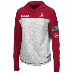 Colosseum Women's Arctic Camo/Crimson Alabama Crimson Tide OHT Military Appreciation Mission Hoodie Long Sleeve T-Shirt 8 Colosseum Women's Arctic Camo/Crimson Alabama Crimson Tide OHT Military Appreciation Mission Hoodie Long Sleeve T-Shirt -Nike Sales Store DSCO1137144626 EJ32 ALT2