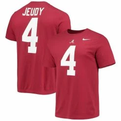 Nike Men's Jerry Jeudy Crimson Alabama Crimson Tide Alumni Name & Number T-Shirt -Nike Sales Store DSCO1137145058 2840 ALT1