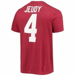 Nike Men's Jerry Jeudy Crimson Alabama Crimson Tide Alumni Name & Number T-Shirt -Nike Sales Store DSCO1137145058 2840 ALT3
