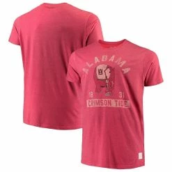 Original Retro Brand Men's Crimson Alabama Crimson Tide Big & Tall Mock Twist T-Shirt