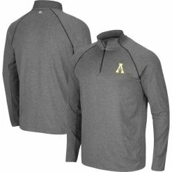 Men's Colosseum Heathered Charcoal Appalachian State Mountaineers Robert Raglan Quarter-Zip Jacket 7 Men's Colosseum Heathered Charcoal Appalachian State Mountaineers Robert Raglan Quarter-Zip Jacket -Nike Sales Store DSCO1137451946 4135 ALT1