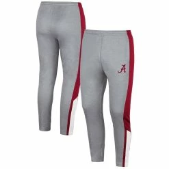 Colosseum Men's Gray Alabama Crimson Tide Up Top Pants