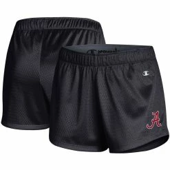 Champion Women's Black Alabama Crimson Tide Mesh Shorts