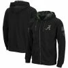 Colosseum Men's Black Alabama Crimson Tide OHT Military Appreciation Waffle Full-Zip Hoodie 2 Colosseum Men's Black Alabama Crimson Tide OHT Military Appreciation Waffle Full-Zip Hoodie -Nike Sales Store DSCO1137453699 1007