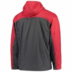 Columbia Men's Crimson/Gray Alabama Crimson Tide Glennaker Storm Full-Zip Jacket -Nike Sales Store DSCO1137453755 2840 ALT3