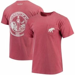 Tuskwear Men's Crimson Alabama Crimson Tide Tuskwear Comfort Colors Crest T-Shirt