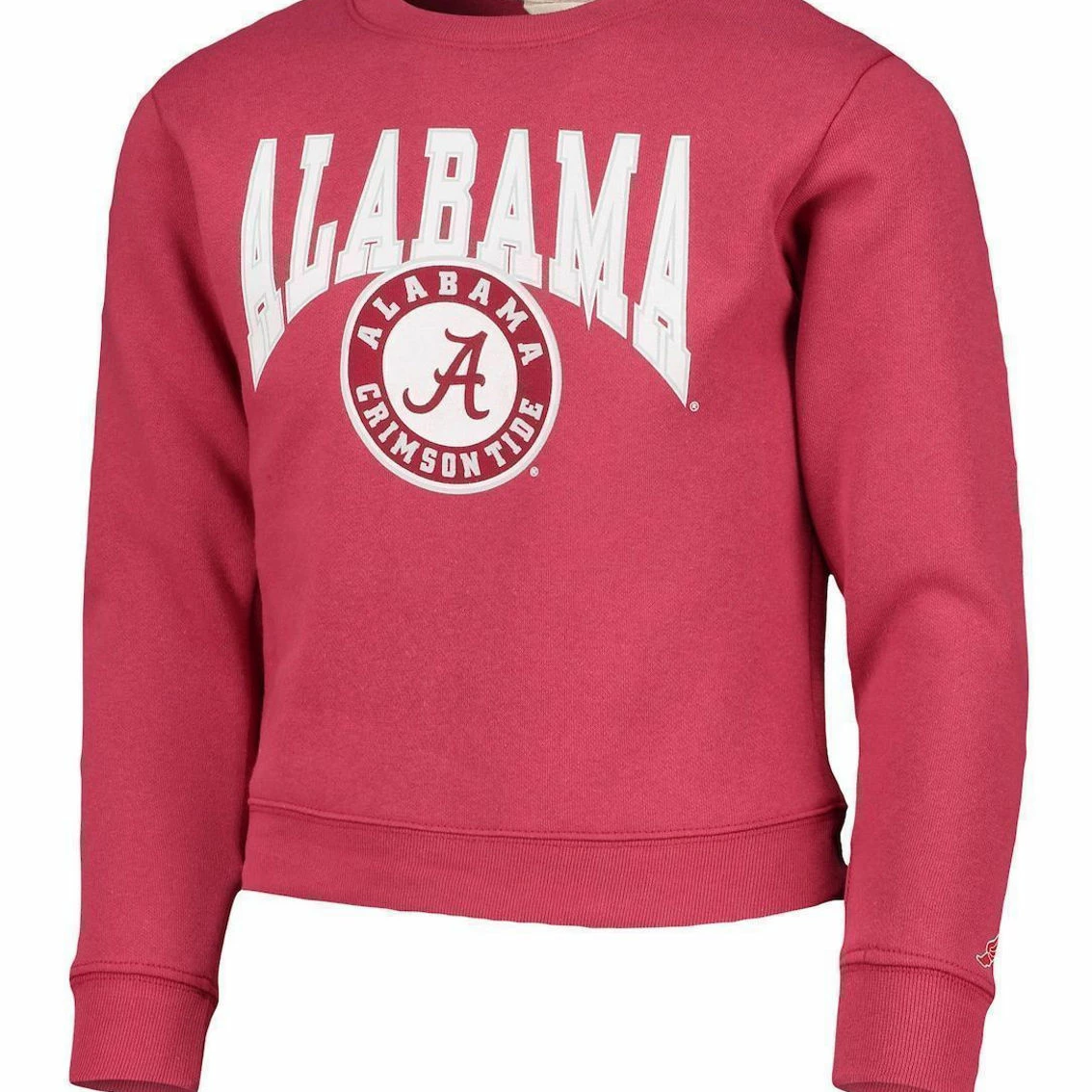 League Collegiate Wear Youth Crimson Alabama Crimson Tide Essential Pullover Sweatshirt 5 League Collegiate Wear Youth Crimson Alabama Crimson Tide Essential Pullover Sweatshirt - Image 3
