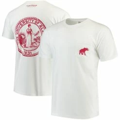 Tuskwear Men's White Alabama Crimson Tide Tuskwear Comfort Colors Crest T-Shirt