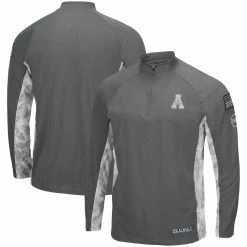 Men's Colosseum Gray/Camo Appalachian State Mountaineers OHT Military Appreciation Swoop Quarter-Zip Jacket 7 Men's Colosseum Gray/Camo Appalachian State Mountaineers OHT Military Appreciation Swoop Quarter-Zip Jacket -Nike Sales Store DSCO1137509196 1927 ALT1