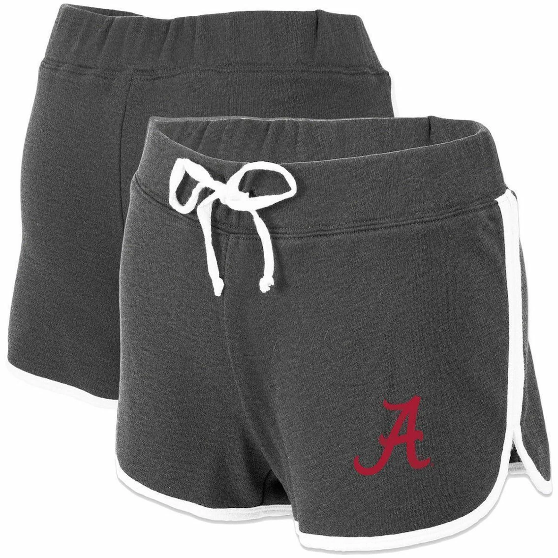 Boxercraft Women's Charcoal Alabama Crimson Tide Relay French Terry Shorts 3 Boxercraft Women's Charcoal Alabama Crimson Tide Relay French Terry Shorts