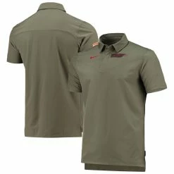 Nike Men's Olive Alabama Crimson Tide UV Collegiate Performance Polo