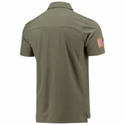 Nike Men's Olive Alabama Crimson Tide UV Collegiate Performance Polo -Nike Sales Store DSCO1140226413 2068 ALT3