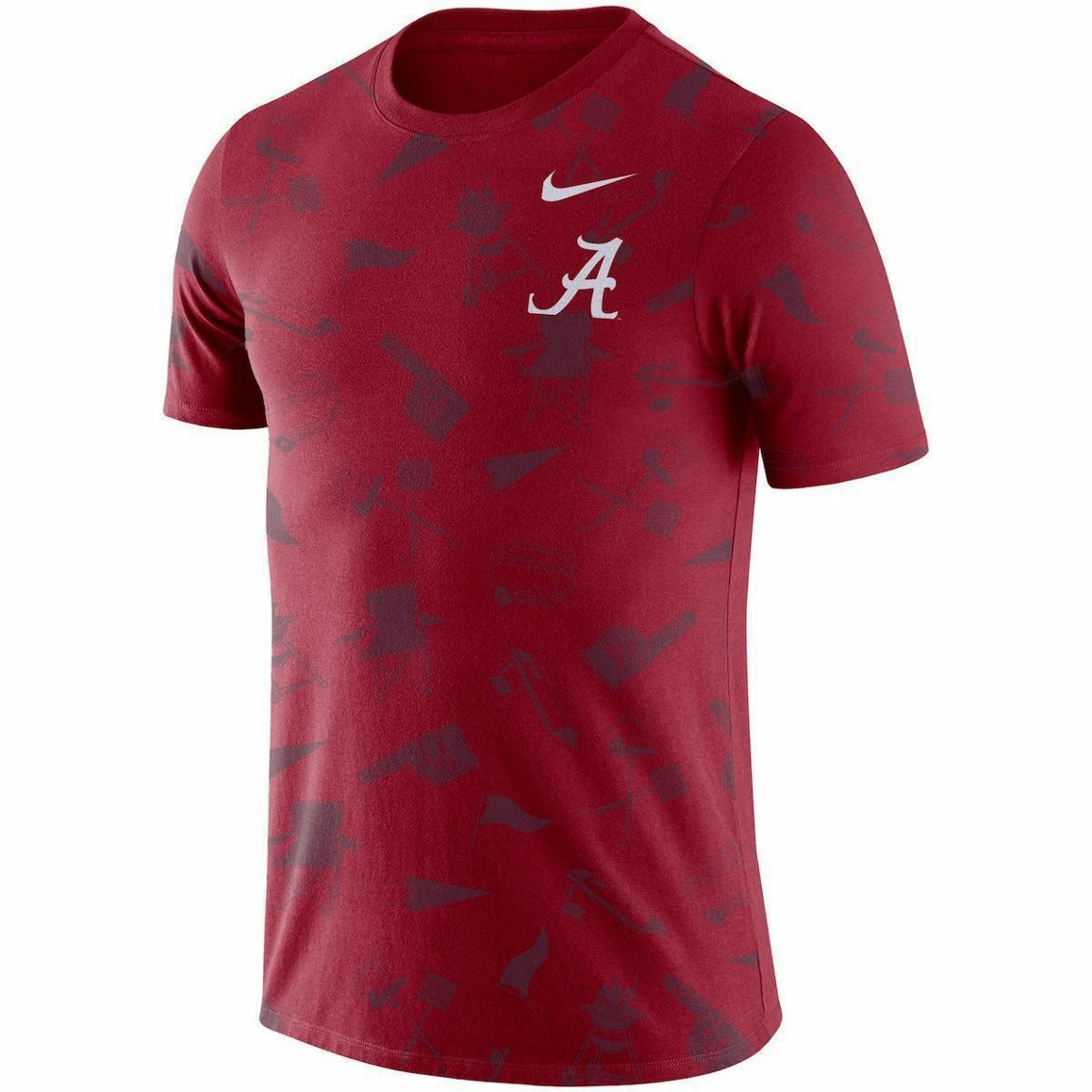 Nike Men's Crimson Alabama Crimson Tide Tailgate T-Shirt 5 Nike Men's Crimson Alabama Crimson Tide Tailgate T-Shirt - Image 3