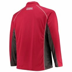 Profile Men's Crimson Alabama Crimson Tide Big & Tall Textured Raglan Quarter-Zip Jacket -Nike Sales Store DSCO1140226918 2840 ALT3