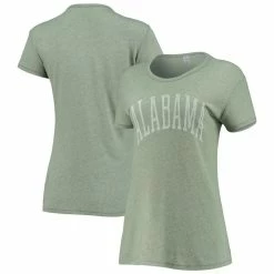 Alternative Apparel Women's Heathered Olive Alabama Crimson Tide Keepsake T-Shirt
