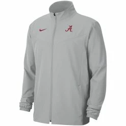 Men's Nike Gray Alabama Crimson Tide 2021 Sideline Full-Zip Jacket 8 Men's Nike Gray Alabama Crimson Tide 2021 Sideline Full-Zip Jacket -Nike Sales Store DSCO1140227617 1927 ALT2