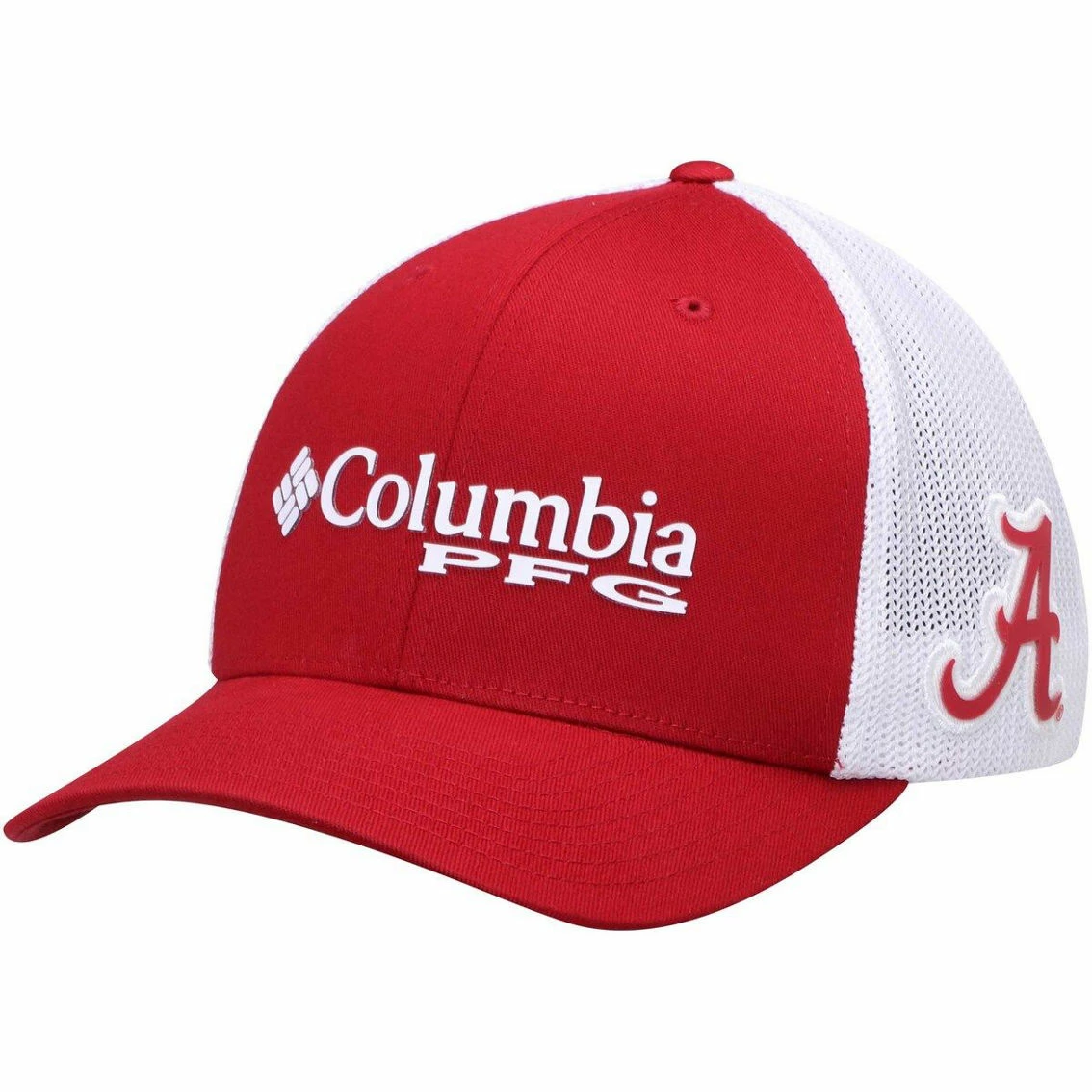 Men's Columbia Crimson Alabama Crimson Tide Collegiate PFG Flex Hat 4 Men's Columbia Crimson Alabama Crimson Tide Collegiate PFG Flex Hat - Image 2