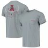 Tuskwear Men's Gray Alabama Crimson Tide Logo Arch Comfort Colors T-Shirt