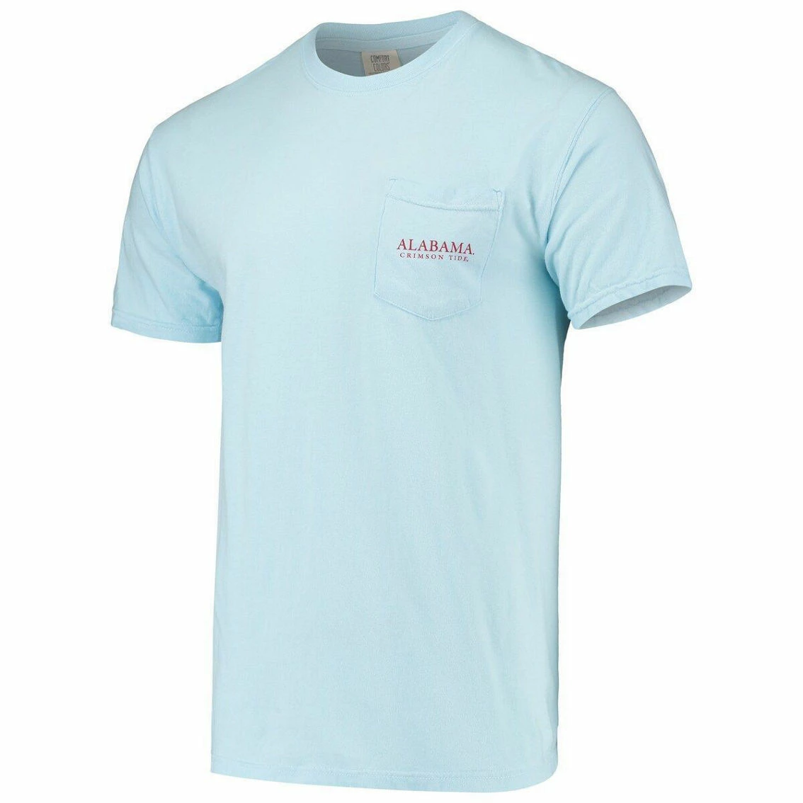 Tuskwear Men's Light Blue Alabama Crimson Tide Logo Arch Comfort Colors T-Shirt 5 Tuskwear Men's Light Blue Alabama Crimson Tide Logo Arch Comfort Colors T-Shirt - Image 3