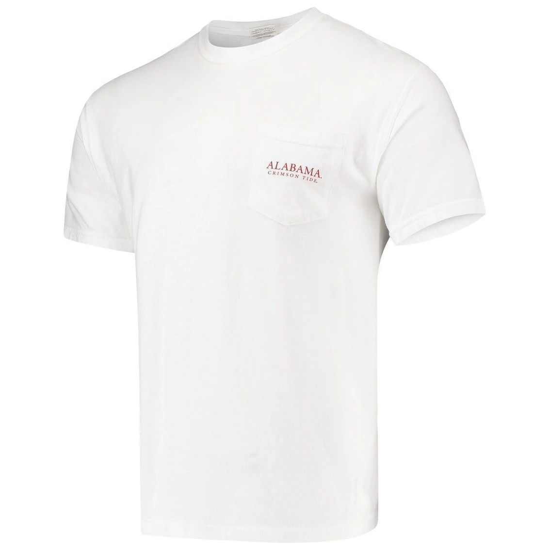 Tuskwear Men's White Alabama Crimson Tide Logo Arch Comfort Colors T-Shirt 5 Tuskwear Men's White Alabama Crimson Tide Logo Arch Comfort Colors T-Shirt - Image 3