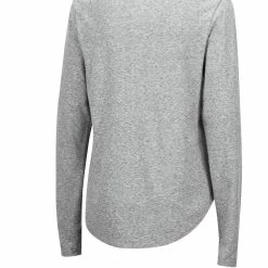 Colosseum Women's Heathered Gray Alabama Crimson Tide Sundial Tri-Blend Long Sleeve Lace-Up T-Shirt -Nike Sales Store DSCO1140228911 1927 ALT3