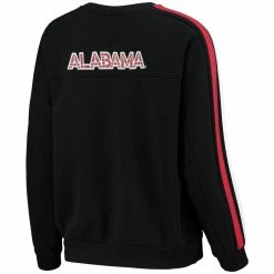 The Wild Collective Women's Black Alabama Crimson Tide Perforated Logo Pullover Sweatshirt 9 The Wild Collective Women's Black Alabama Crimson Tide Perforated Logo Pullover Sweatshirt -Nike Sales Store DSCO1140229057 1007 ALT3