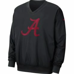 Nike Men's Black Alabama Crimson Tide Stadium Pullover Windbreaker -Nike Sales Store DSCO1140297378 1007 ALT2