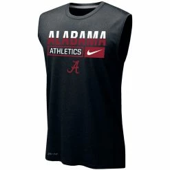 Nike Men's Black Alabama Crimson Tide Wordmark Drop Legend Performance Tank Top -Nike Sales Store DSCO1140298826 1007 ALT2