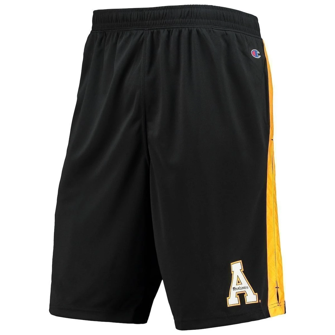 Men's Champion Black Appalachian State Mountaineers Side Stripe Shorts 5 Men's Champion Black Appalachian State Mountaineers Side Stripe Shorts - Image 3