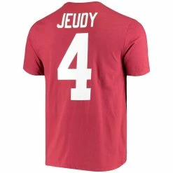 Men's Nike Jerry Jeudy Crimson Alabama Crimson Tide Name & Number Alumni T-Shirt 9 Men's Nike Jerry Jeudy Crimson Alabama Crimson Tide Name & Number Alumni T-Shirt -Nike Sales Store DSCO1140609659 2840 ALT3