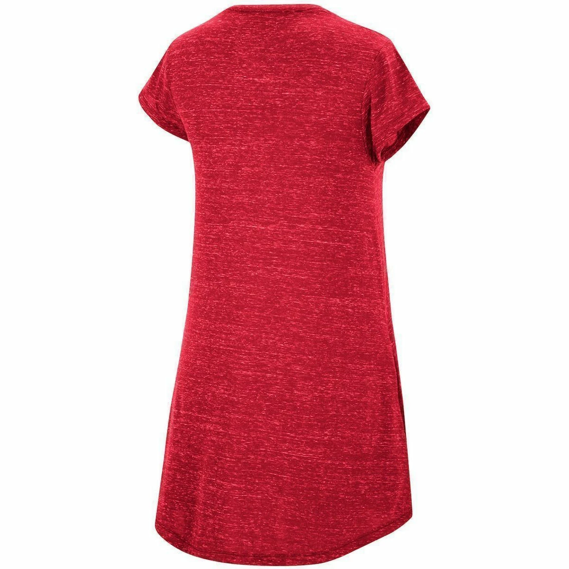 Women's Colosseum Heathered Crimson Alabama Crimson Tide Diary V-Neck T-Shirt Dress 6 Women's Colosseum Heathered Crimson Alabama Crimson Tide Diary V-Neck T-Shirt Dress - Image 4