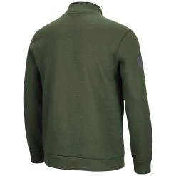 Colosseum Men's Olive Appalachian State Mountaineers OHT Military Appreciation Digital Camo Quarter-Snap Jacket -Nike Sales Store DSCO1140883590 2068 ALT3