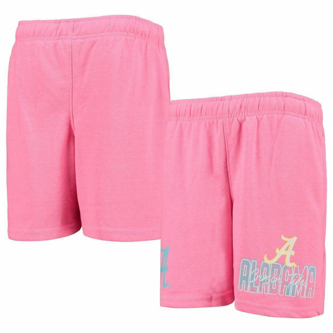 Outerstuff Youth Pink Alabama Crimson Tide Super Fresh Neon Daze Shorts 3 Outerstuff Youth Pink Alabama Crimson Tide Super Fresh Neon Daze Shorts