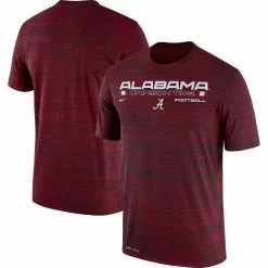 Nike Men's Crimson Alabama Crimson Tide Team Velocity Legend Performance T-Shirt -Nike Sales Store DSCO1142288470 2840 ALT1