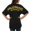 Spirit Jersey Women's Black Appalachian State Mountaineers Oversized T-Shirt -Nike Sales Store DSCO1142288906 1007