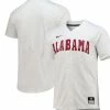 Men's Nike White Alabama Crimson Tide Replica Baseball Jersey 1 Men's Nike White Alabama Crimson Tide Replica Baseball Jersey -Nike Sales Store DSCO1142289598 3550