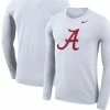 Nike Men's White Alabama Crimson Tide School Logo Performance Legend Long Sleeve T-Shirt 2 Nike Men's White Alabama Crimson Tide School Logo Performance Legend Long Sleeve T-Shirt -Nike Sales Store DSCO1142688753 3550