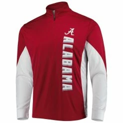 Colosseum Men's Crimson Alabama Crimson Tide Bart Quarter-Zip Windshirt -Nike Sales Store DSCO1143910603 2840 ALT2
