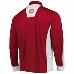 Colosseum Men's Crimson Alabama Crimson Tide Bart Quarter-Zip Windshirt -Nike Sales Store DSCO1143910603 2840 ALT3