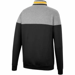 Colosseum Men's Heathered Gray/Black Appalachian State Mountaineers Be The Ball Quarter-Zip Top -Nike Sales Store DSCO1145696329 1007 ALT3