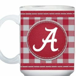 The Memory Company Alabama Crimson Tide 15oz. Buffalo Plaid Father's Day Mug -Nike Sales Store DSCO1146145764 0000 ALT2