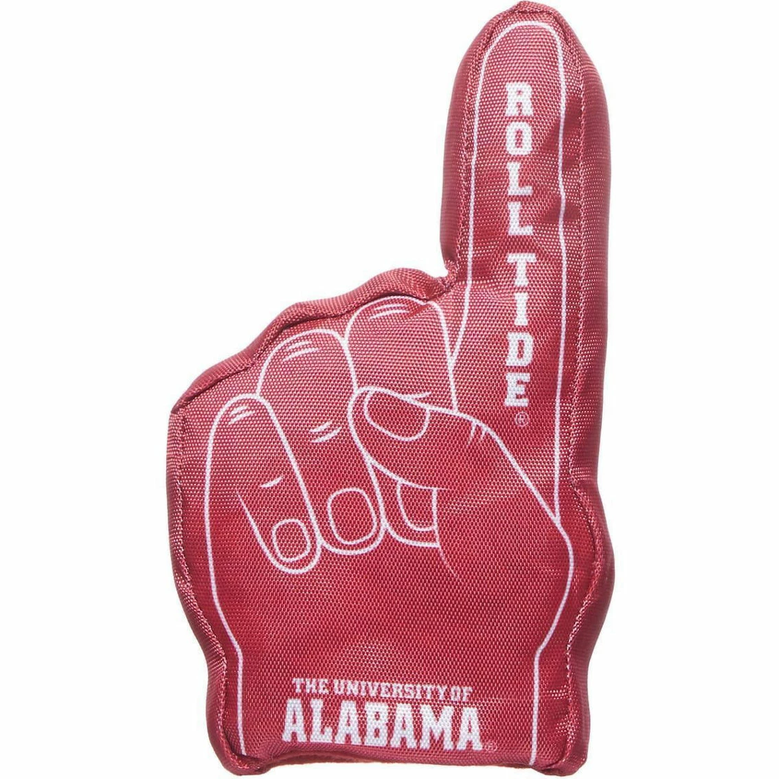 BARK BARK Alabama Crimson Tide Top Dog Small Finger Dog Toy 3 BARK BARK Alabama Crimson Tide Top Dog Small Finger Dog Toy