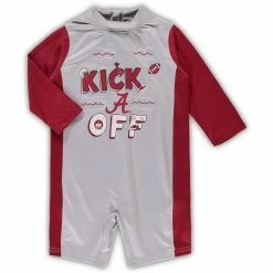 Outerstuff Infant Gray/Crimson Alabama Crimson Tide Wave Runner Wetsuit -Nike Sales Store DSCO1146287419 1927 ALT2